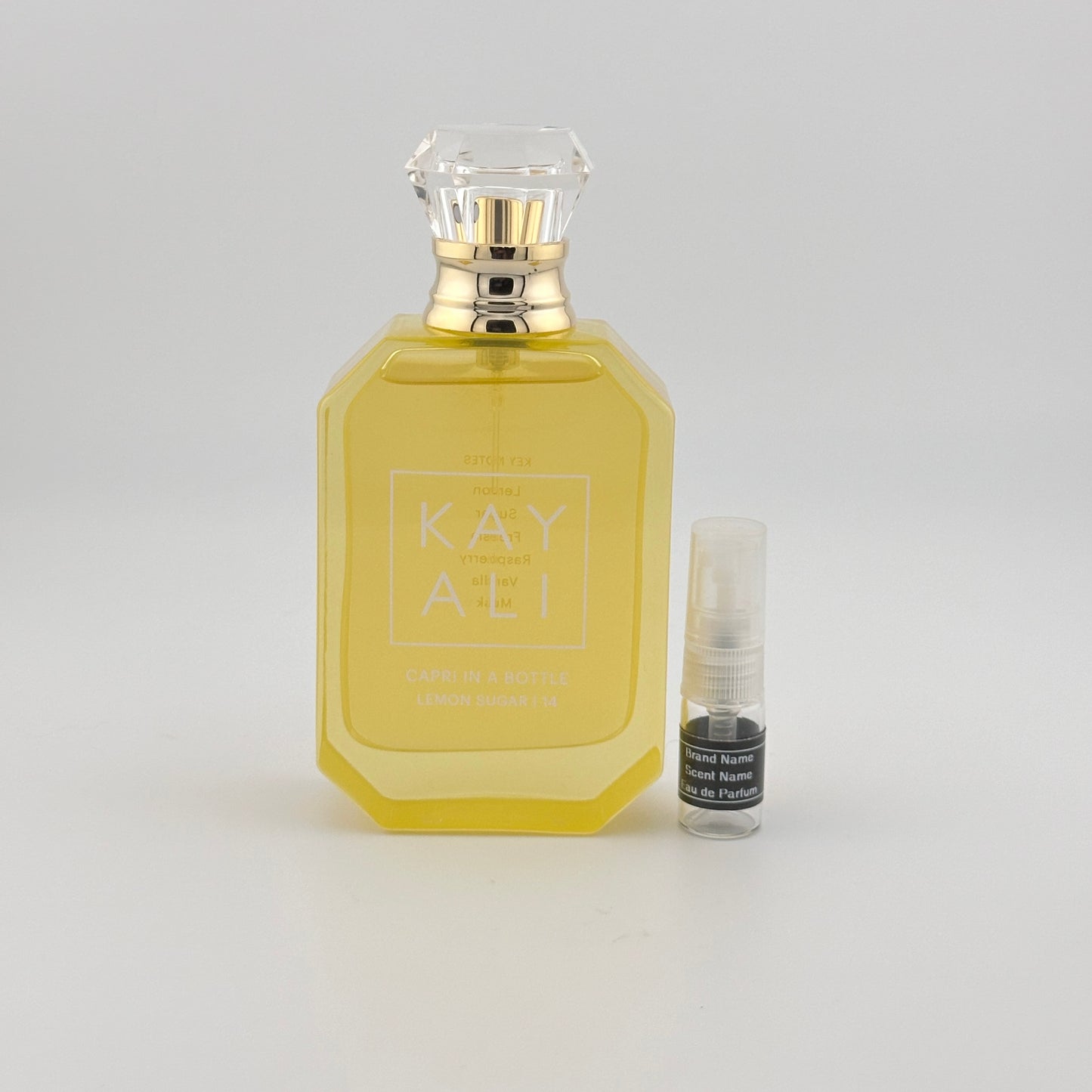 KAYALI Capri in a Bottle Lemon Sugar | 14 Eau de Parfum Sample – Your Choice of Size