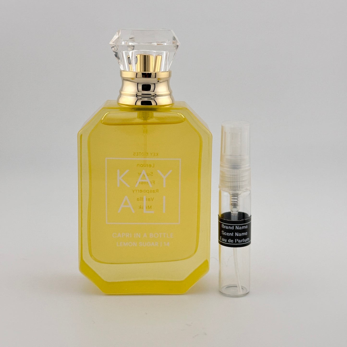 KAYALI Capri in a Bottle Lemon Sugar | 14 Eau de Parfum Sample – Your Choice of Size