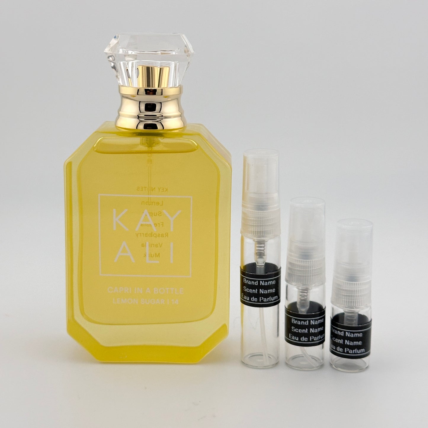 KAYALI Capri in a Bottle Lemon Sugar | 14 Eau de Parfum Sample – Your Choice of Size