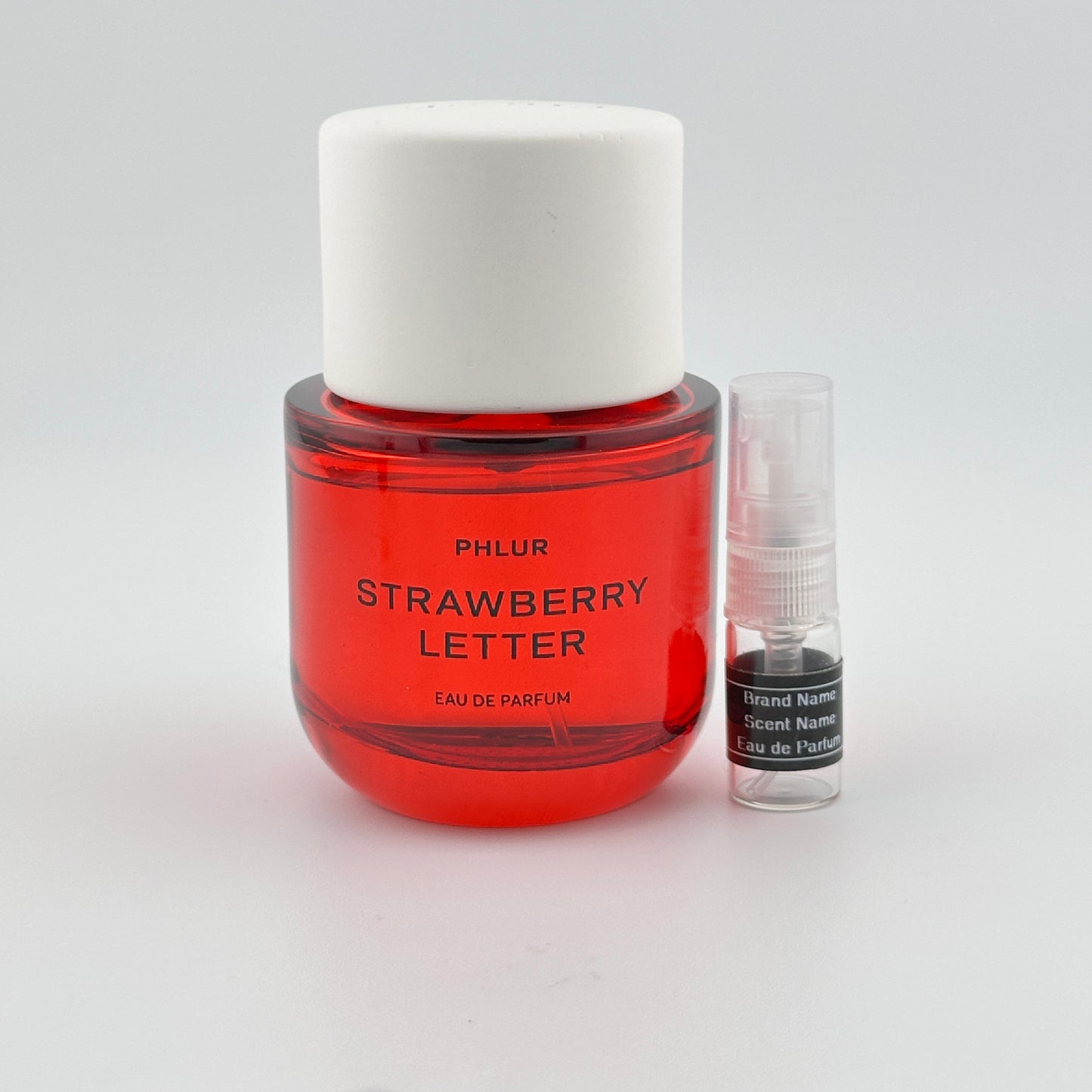PHLUR Strawberry Letter Eau de Parfum Sample – Your Choice of Size