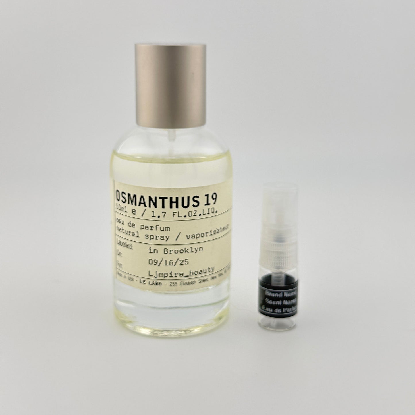 LE LABO Osmanthus 19 Perfume Sample – Your Choice of Size