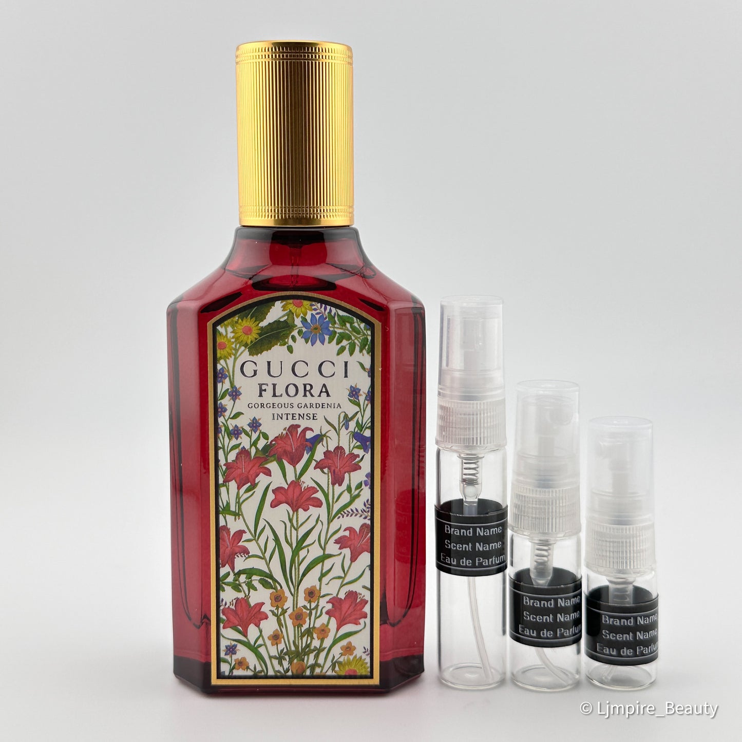 GUCCI Flora Gorgeous Gardenia Intense Eau de Parfum Sample – Your Choice of Size