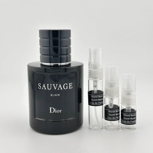 CHRISTIAN DIOR Sauvage Elixir de Parfum Sample – Your Choice of Size - Signature Scent Shop – Perfume & Cologne Samples | Luxury Decants