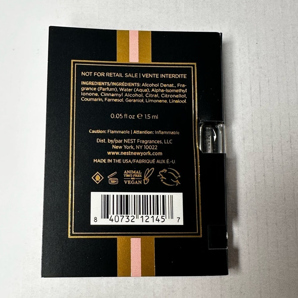 NEST FRAGRANCES Golden Nectar EDP (1.5 mL Manufacturer Sample)