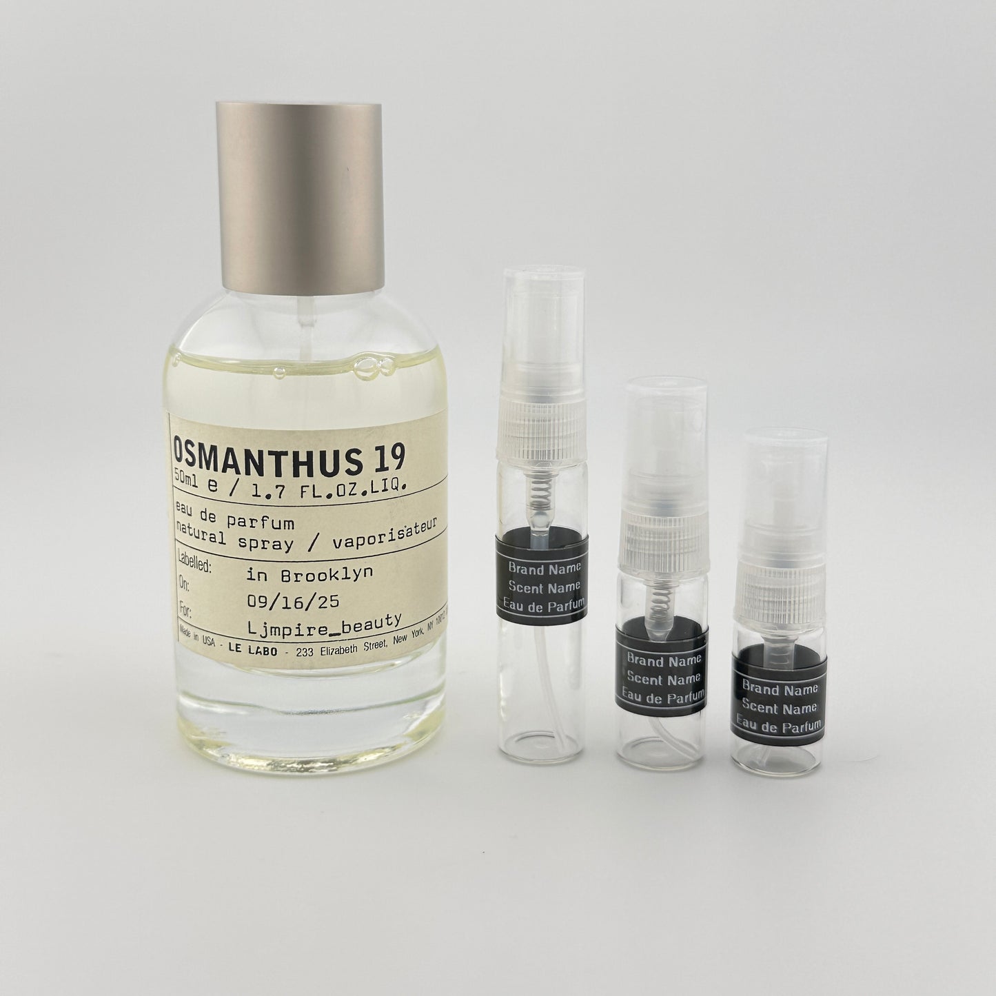 LE LABO Osmanthus 19 Perfume Sample – Your Choice of Size