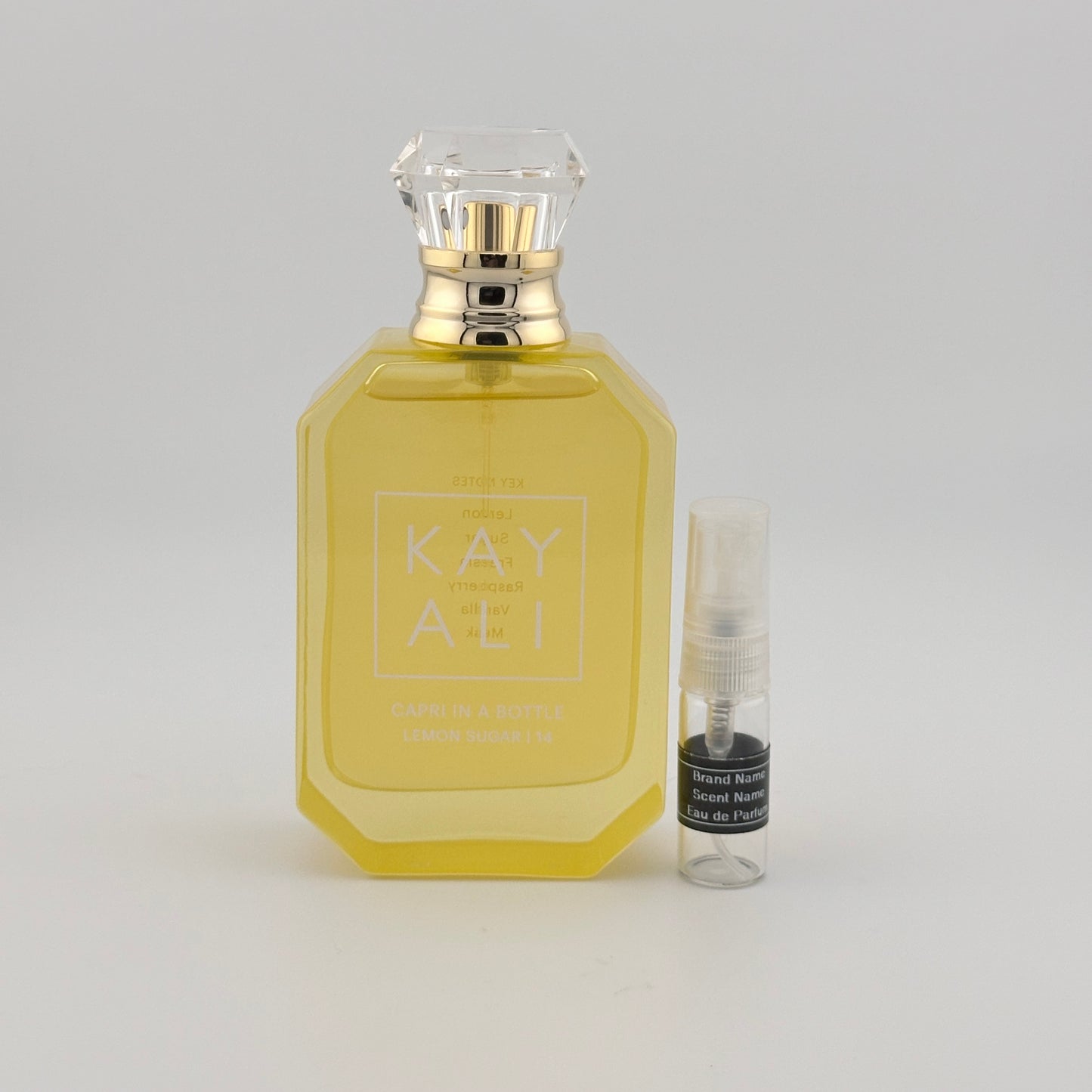 KAYALI Capri in a Bottle Lemon Sugar | 14 Eau de Parfum Sample – Your Choice of Size