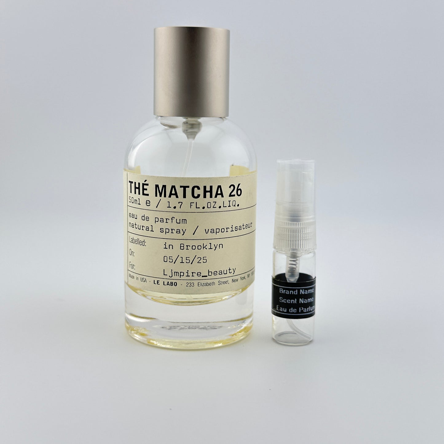 LE LABO The Matcha 26 Perfume Sample – Your Choice of Size