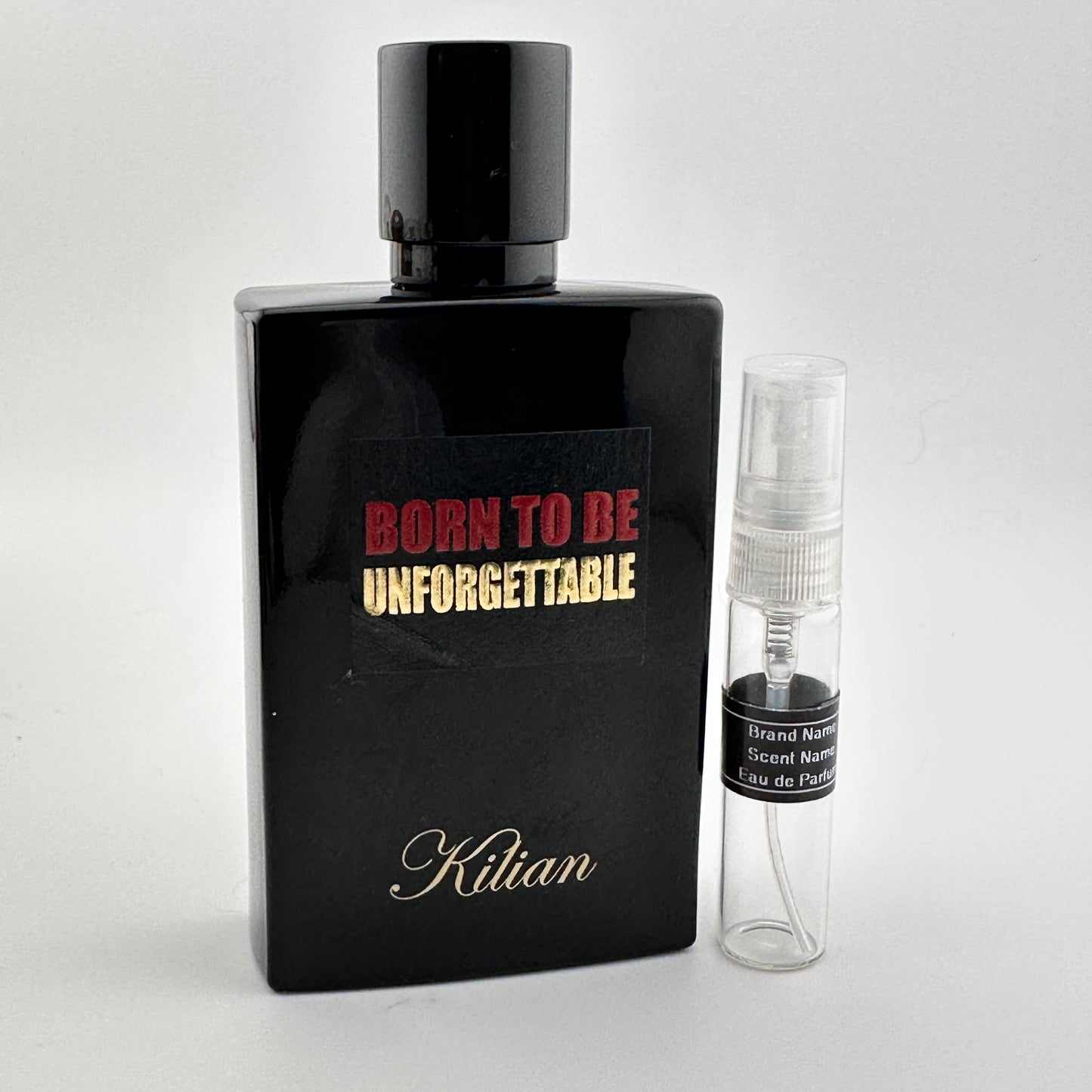 KILIAN Born To Be Unforgettable Eau de Parfum Sample – Your Choice of 2mL, 3mL, or 5mL Glass Atomizer