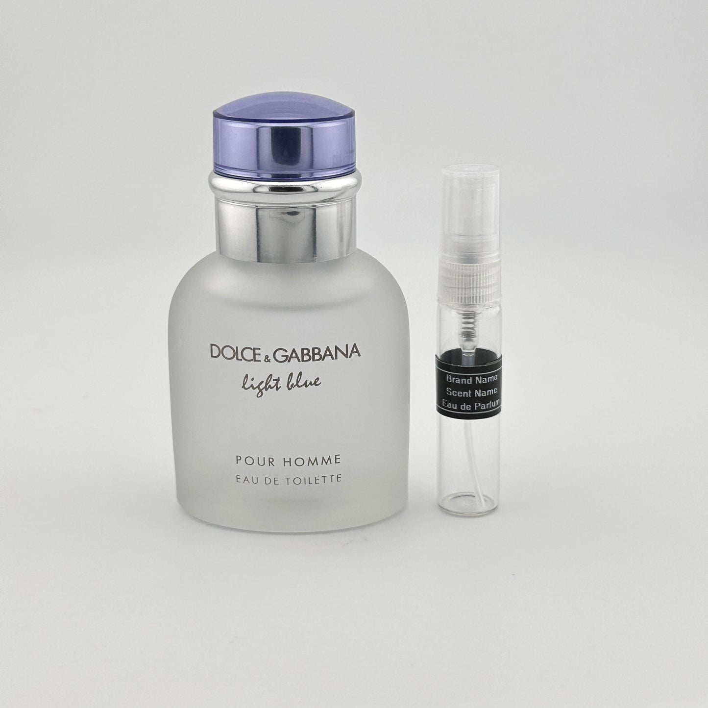 DOLCE&GABBANA Dolce Light Blue pour Homme Eau de Toilette Sample – Your Choice of Size