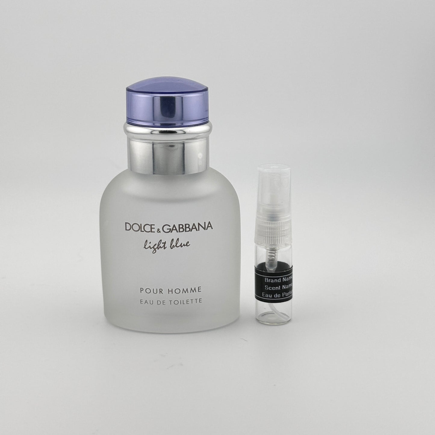 DOLCE&GABBANA Dolce Light Blue pour Homme Eau de Toilette Sample – Your Choice of Size