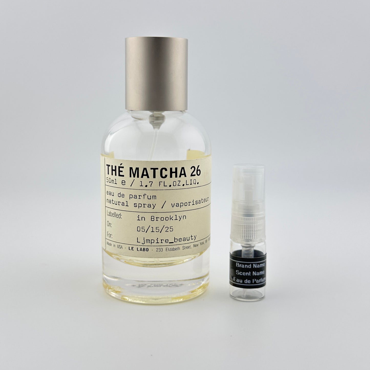 LE LABO The Matcha 26 Perfume Sample – Your Choice of Size