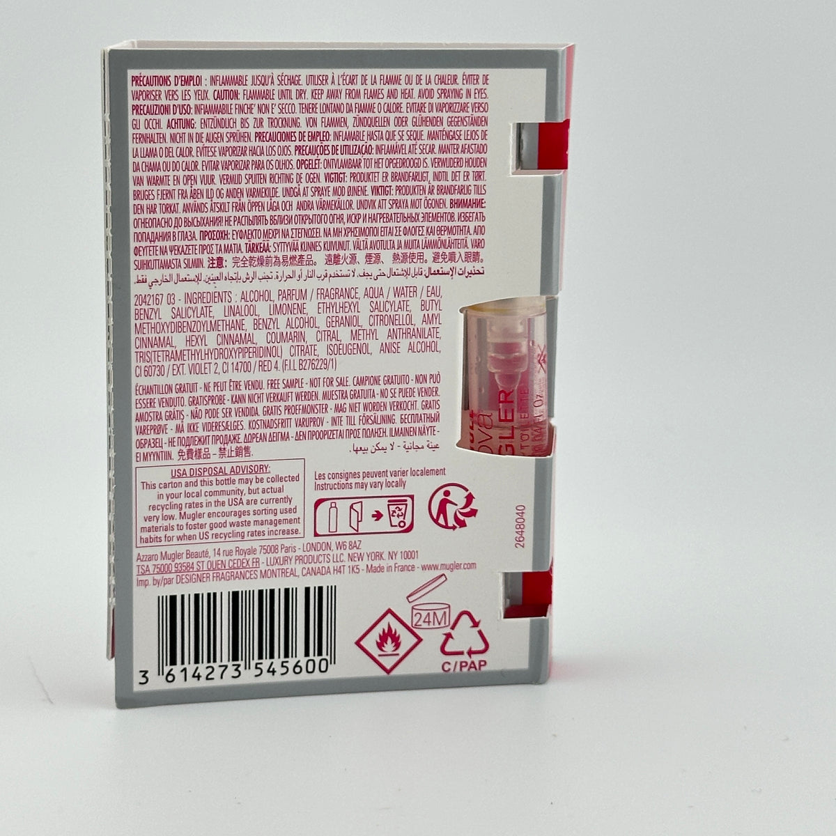 MUGLER - Angel Nova EDT | Manufacturer Sample (1.2 mL)