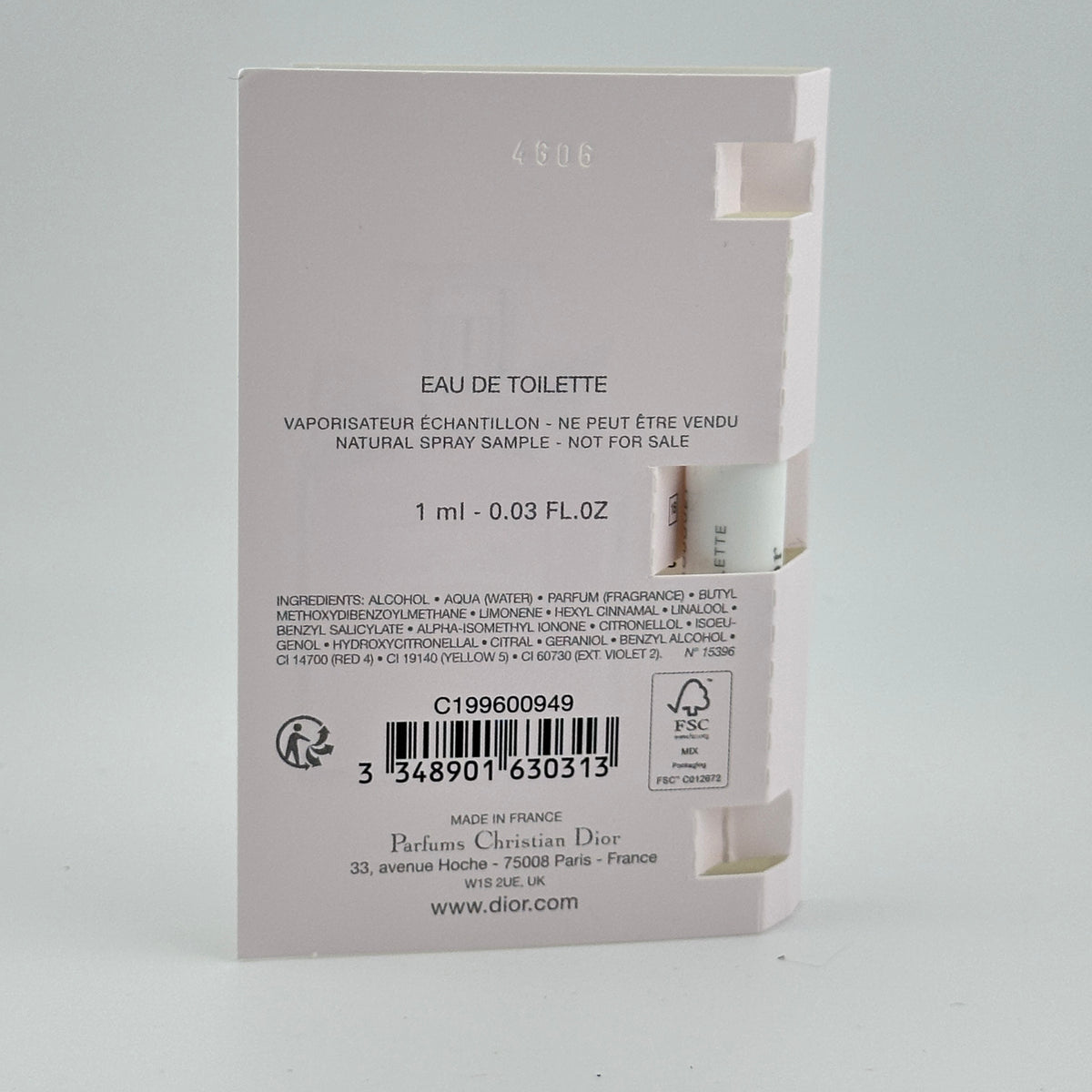 DIOR - Miss Dior Blooming Bouquet EDT (1 mL Manufacturer Sample)
