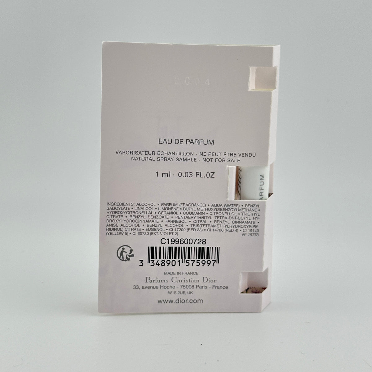 DIOR - Miss Dior EDP (1 mL Manufacturer Sample)