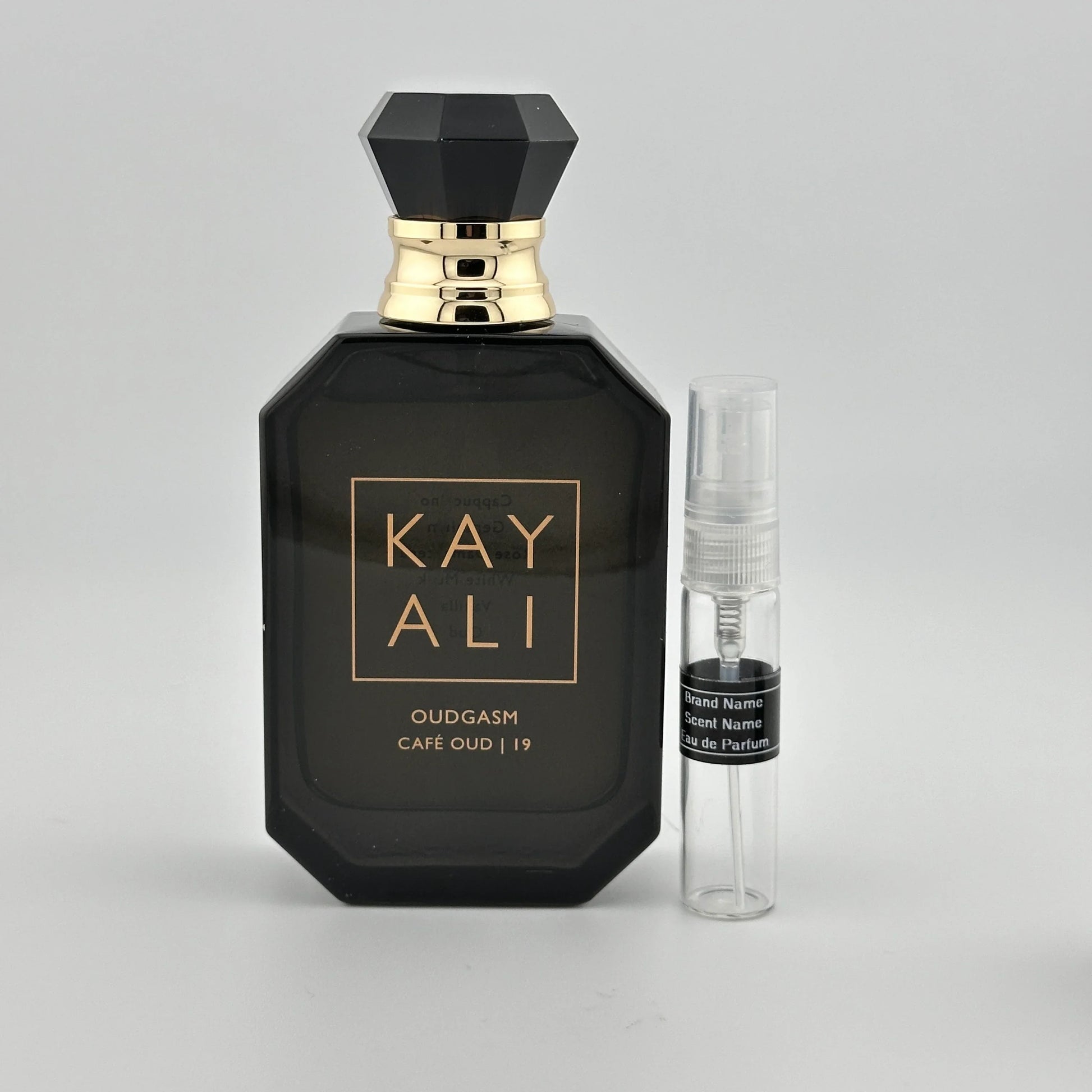KAYALI Oudgasm Cafe Oud | 19 Eau de Parfum Sample – Your Choice of Size - Signature Scent Shop – Perfume & Cologne Samples | Luxury Decants