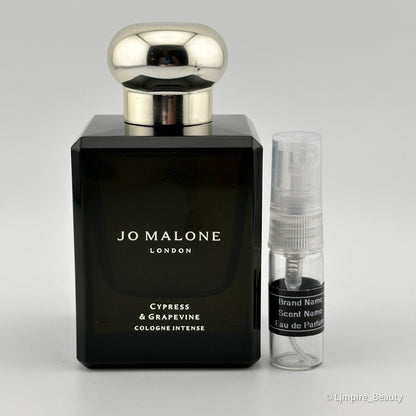 JO MALONE LONDON Cypress & Grapevine Cologne Intense Sample – Your Choice of Size