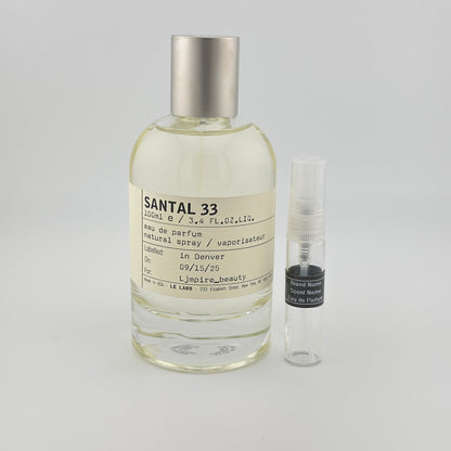 LE LABO Santal 33 Perfume Sample – Your Choice of Size