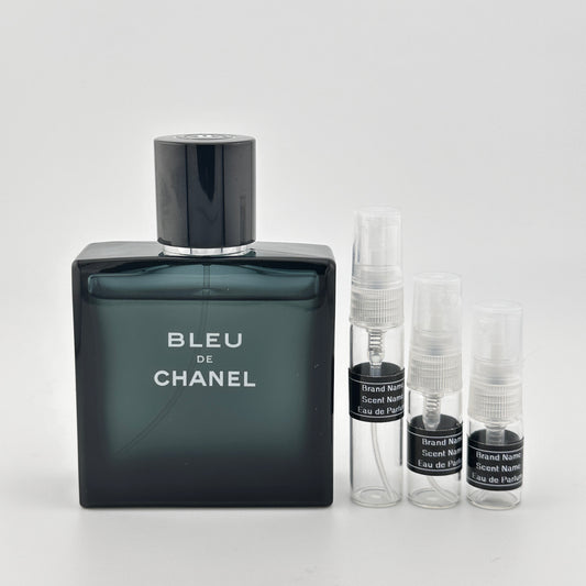 CHANEL PARIS Bleu de Chanel Eau de Toilette Sample – Your Choice of Size