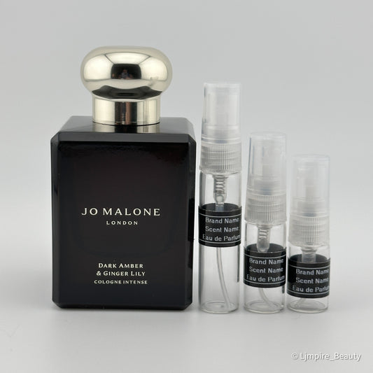 JO MALONE LONDON Dark Amber & Ginger Lily Cologne Intense Sample – Your Choice of Size