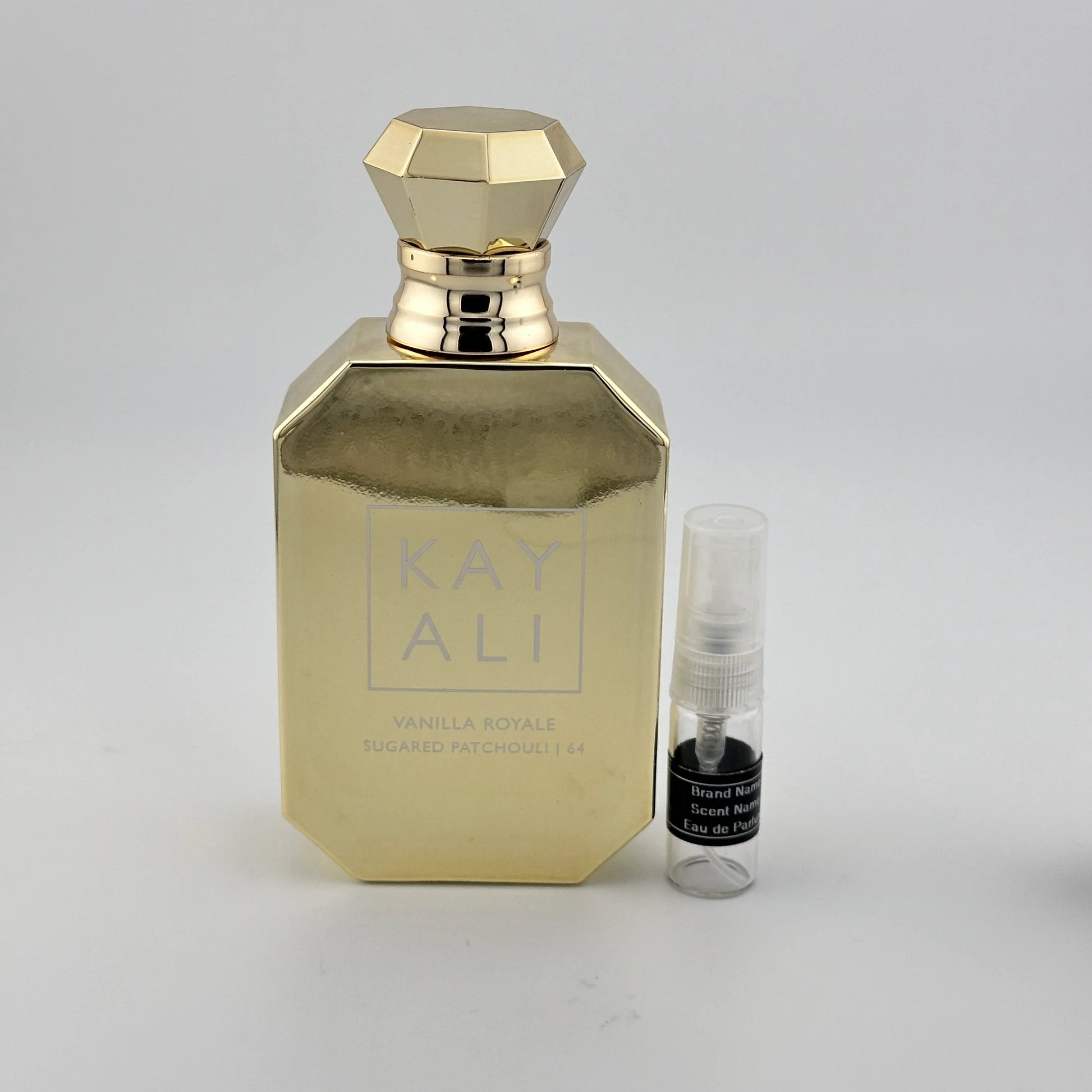 KAYALI Vanilla Royale Sugared Patchouli | 64 Eau de Parfum Sample – Your Choice of Size - Signature Scent Shop – Perfume & Cologne Samples | Luxury Decants