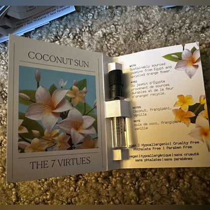 THE 7 VIRTUES - Coconut Sun EDP | Manufacturer Sample (1.5 mL)