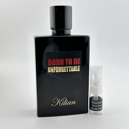 KILIAN Born To Be Unforgettable Eau de Parfum Sample – Your Choice of 2mL, 3mL, or 5mL Glass Atomizer