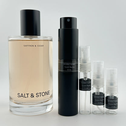 SALT & STONE – Saffron & Cedar Body Mist | Perfume Sample