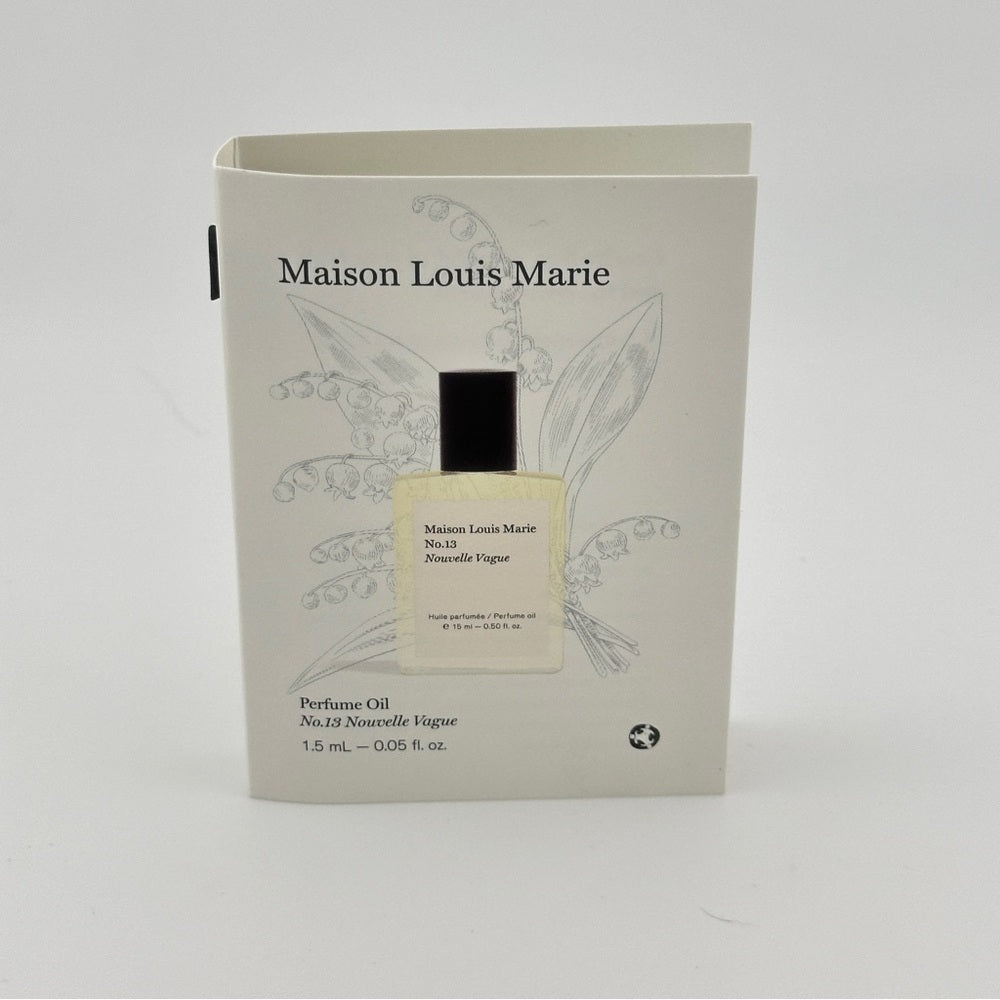 MAISON LOUIS MARIE - No 13 Nouvelle Vague Perfume Oil (1.5 mL Manufacturer Sample)