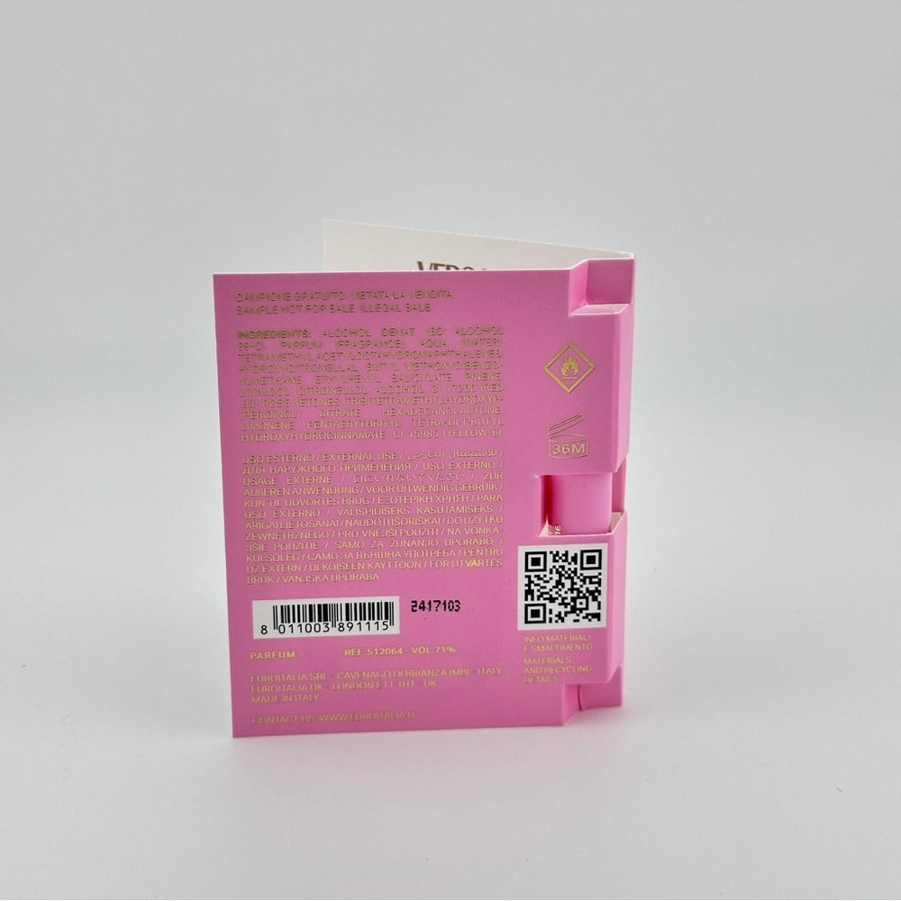 VERSACE - Bright Crystal Pour Femme Parfum Natural Spray (1 mL Manufacturer Sample)