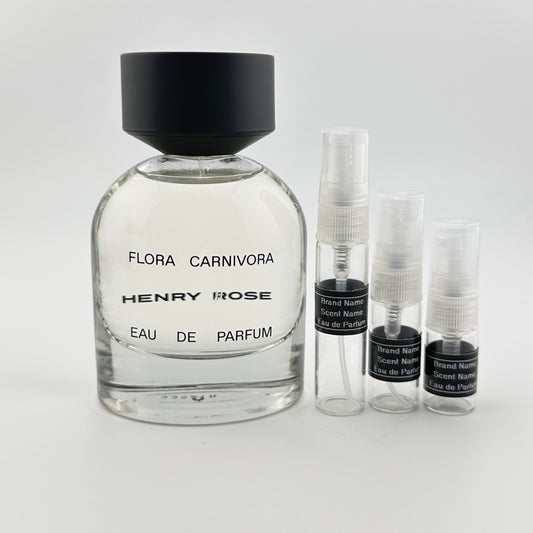 HENRY ROSE Flora Carnivora Eau de Parfum Sample – Your Choice of Size