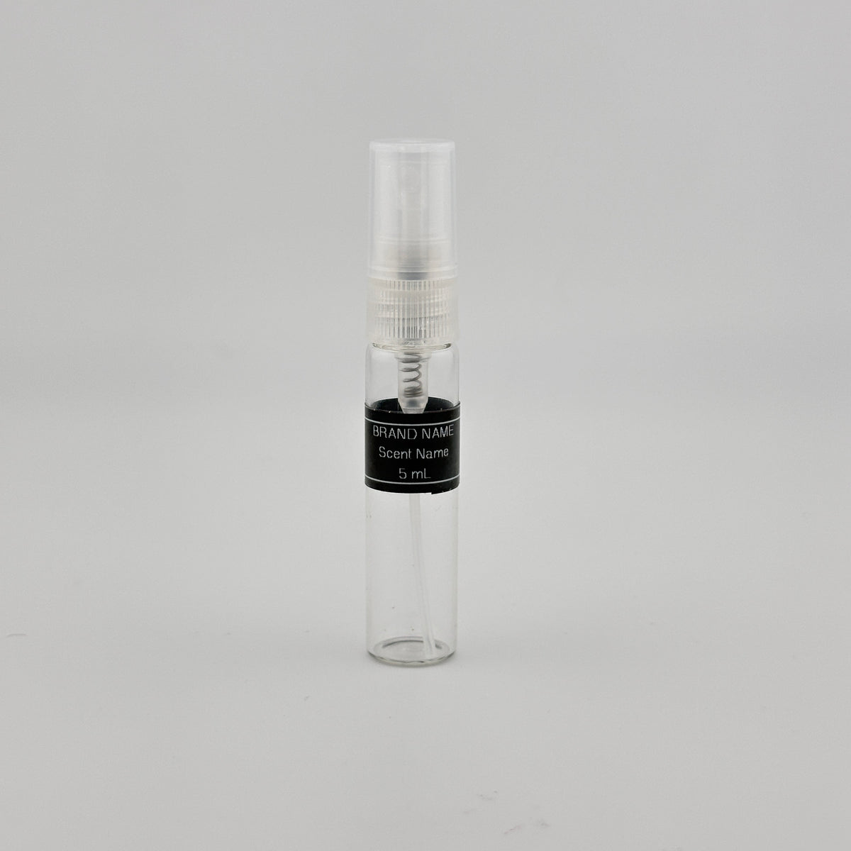 5mL perfume sample spray atomizer with label