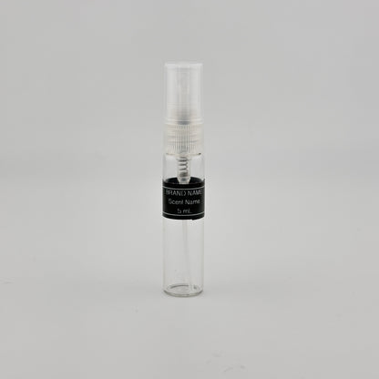 5mL perfume sample spray atomizer with label