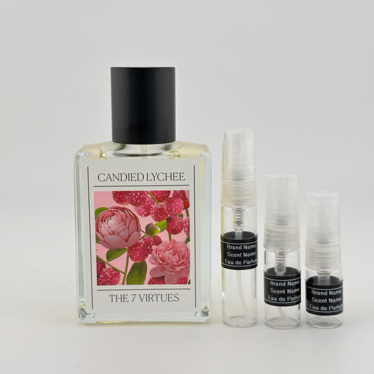 THE 7 VIRTUES Candied Lychee Eau de Parfum Sample – Your Choice of Size