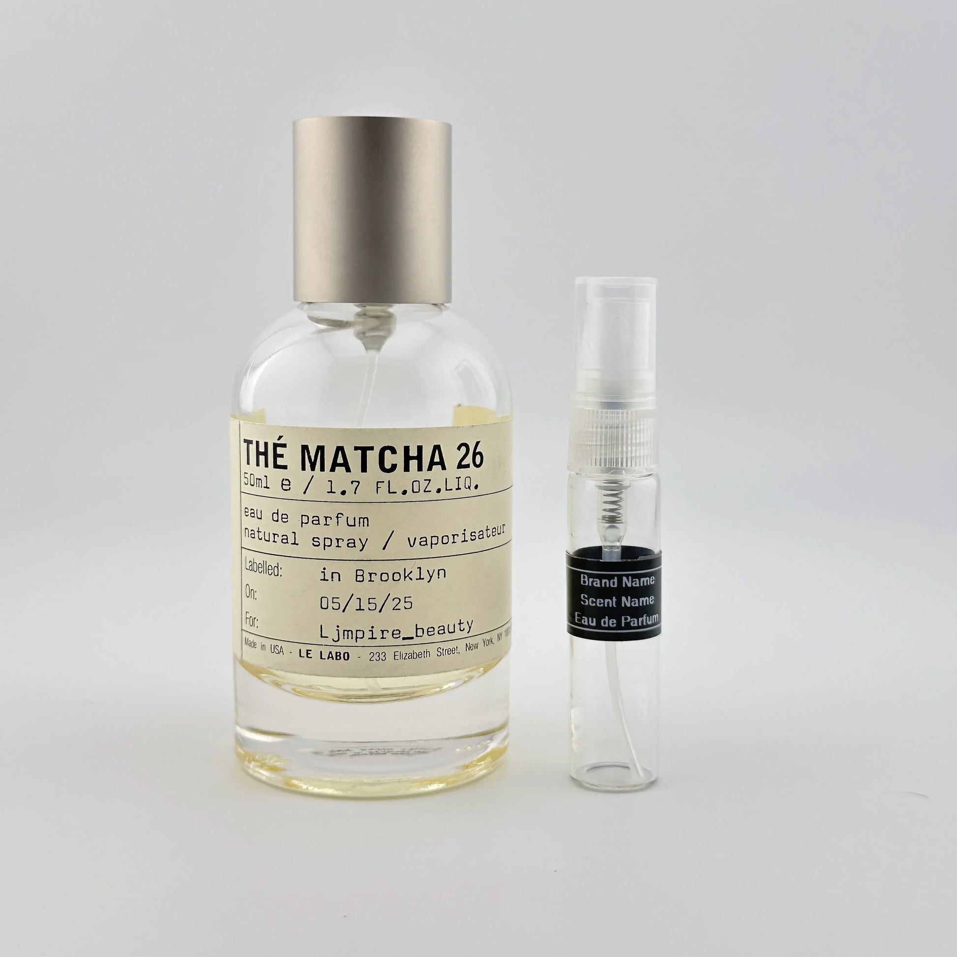 LE LABO The Matcha 26 Perfume Sample – Your Choice of Size - Signature Scent Shop – Perfume & Cologne Samples | Luxury Decants