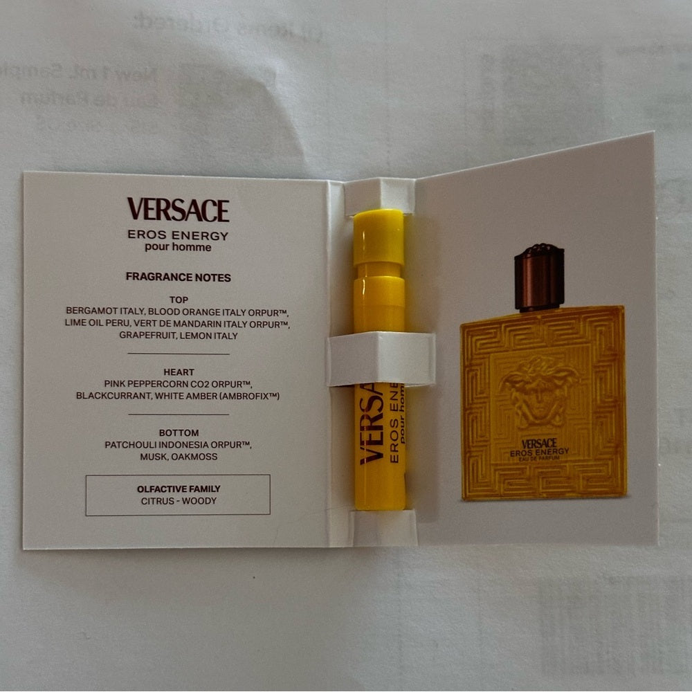 VERSACE -  Eros Energy Pour Homme EDP | Manufacturer Sample (1 mL)