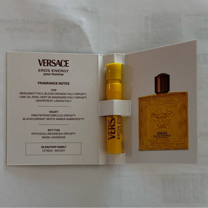 VERSACE -  Eros Energy Pour Homme EDP | Manufacturer Sample (1 mL)