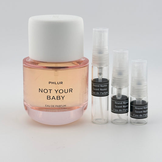 PHLUR Not Your Baby Eau de Parfum Sample – Your Choice of Size