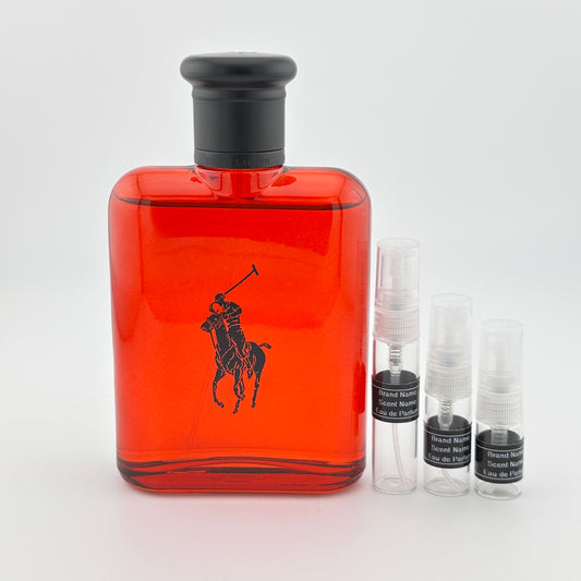 RALPH LAUREN Polo Red Eau de Toilette Sample – Your Choice of Size