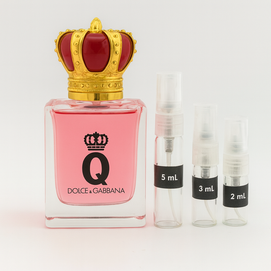 DOLCE&GABBANA Q Eau de Parfum Sample – Your Choice of Size
