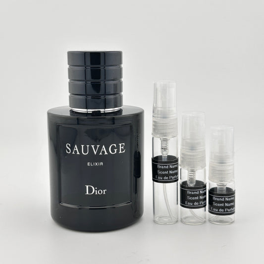 CHRISTIAN DIOR Sauvage Elixir de Parfum Sample – Your Choice of Size