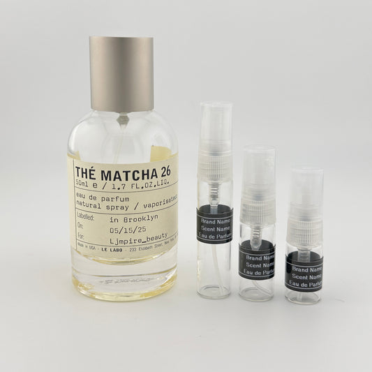 LE LABO The Matcha 26 Perfume Sample – Your Choice of Size