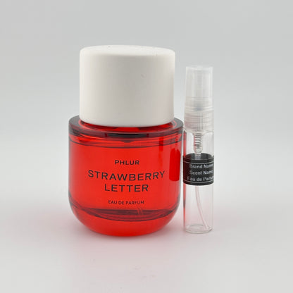 PHLUR Strawberry Letter Eau de Parfum Sample – Your Choice of Size