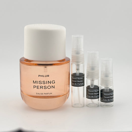 PHLUR Missing Person Eau de Parfum Sample – Your Choice of Size