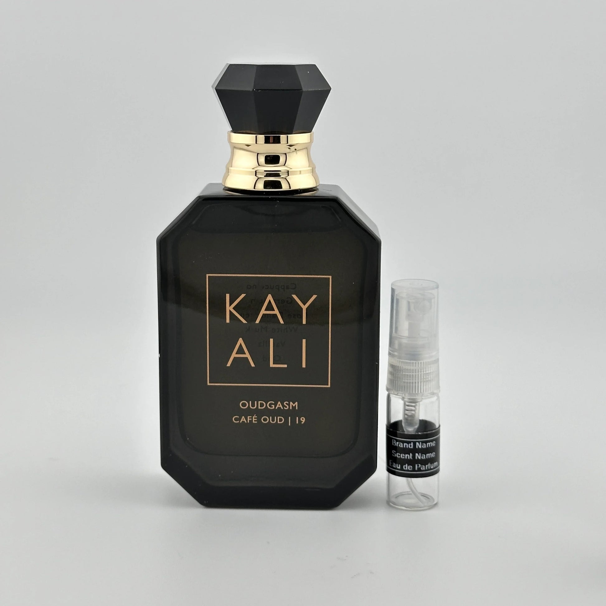 KAYALI Oudgasm Cafe Oud | 19 Eau de Parfum Sample – Your Choice of Size - Signature Scent Shop – Perfume & Cologne Samples | Luxury Decants