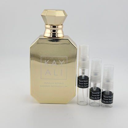 KAYALI Vanilla Royale Sugared Patchouli | 64 Eau de Parfum Sample – Your Choice of Size