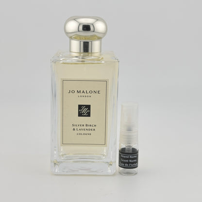 JO MALONE LONDON Silver Birch & Lavender Cologne Sample – Your Choice of Size