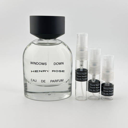 HENRY ROSE Windows Down Eau de Parfum Sample – Your Choice of Size