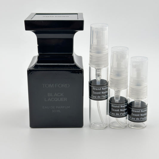 TOM FORD Black Lacquer Eau de Parfum Sample – Your Choice of Size