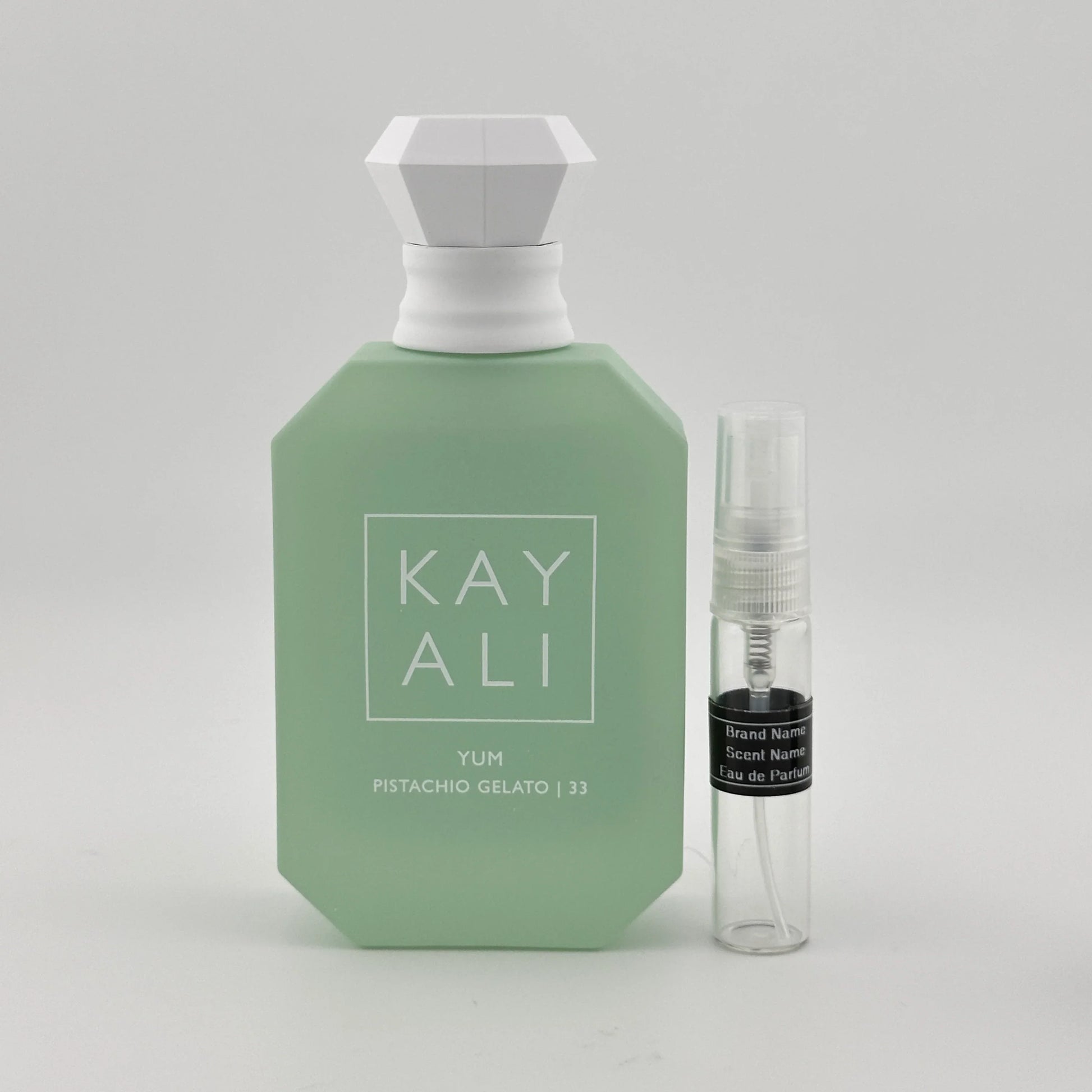 KAYALI Yum Pistachio Gelato | 33 Eau de Parfum Sample – Your Choice of Size - Signature Scent Shop – Perfume & Cologne Samples | Luxury Decants