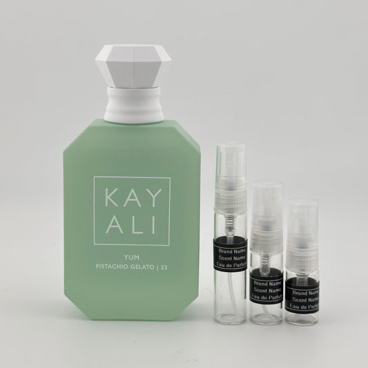 KAYALI Yum Pistachio Gelato | 33 Eau de Parfum Sample – Your Choice of Size